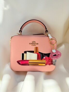 coach Coach X Tom Wesselmann Box Crossbody Bag cq044 with bag charm